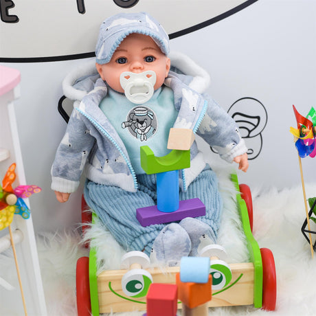 18" Soft Bodied Baby Doll Boys Toy by BiBi Doll - UKBuyZone