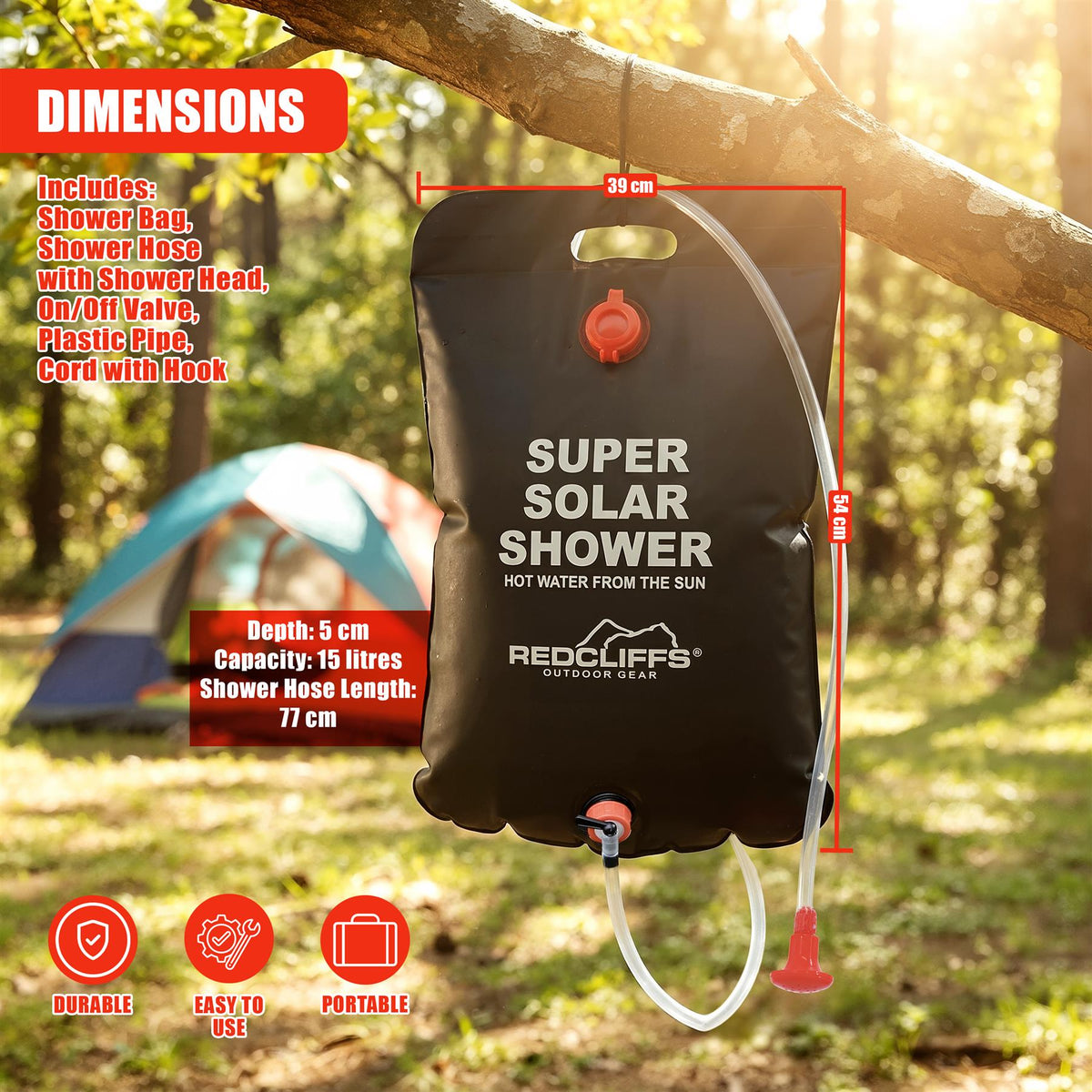 Solar Shower Bag