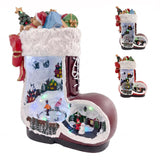 Animated Christmas Boot Ornament