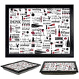 Wine Design Tray With Bean Bag Cushion by Geezy - UKBuyZone