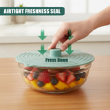 Set of 3 Silicone Food Covers