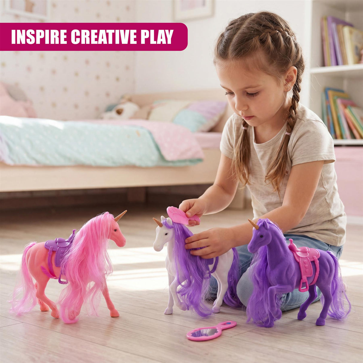 Unicorn Stable Playset