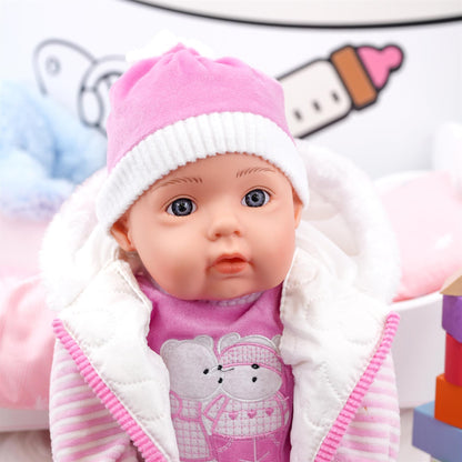White Coat Bibi Baby Doll Toy With Dummy & Sounds by BiBI Doll - UKBuyZone