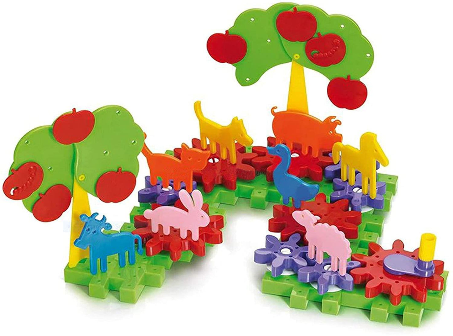 62 PCS Farm Spinning Educational Set Build & Spin by The Magic Toy Shop - UKBuyZone