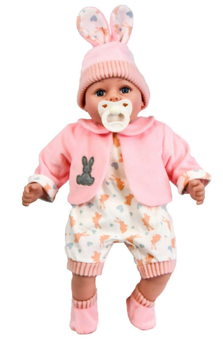 BiBi Outfits - Set of Two Doll (Pink Skirt & Pink Bunny) (45 cm / 18") by BiBi Doll - UKBuyZone