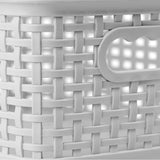 GEEZY Plastic Storage Baskets Set of 6