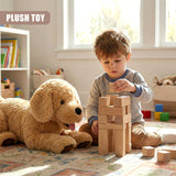 Giant Plush Lying Dog Soft Toy - 70 cm