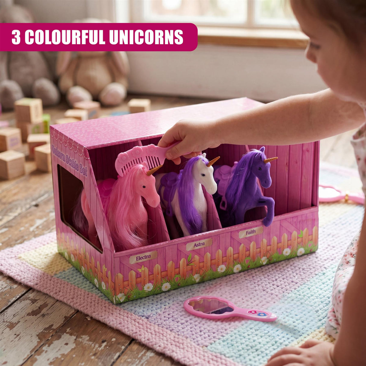 Unicorn Stable Playset