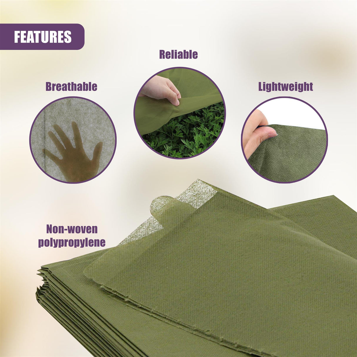 Garden Fleece Plant Cover 1x10m