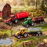 Farm Tractors & Trailer Playset