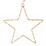 Star LED Fairy Light Gold Wire 30cm
