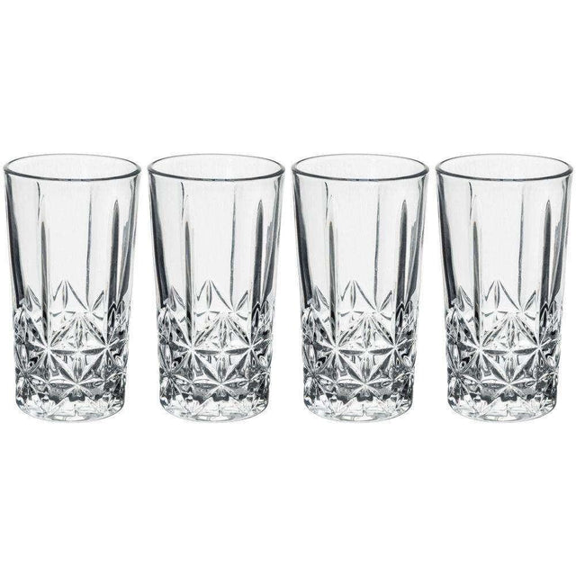 Set of 4 260ML Whisky Drinking  Glasses by GEEZY - UKBuyZone