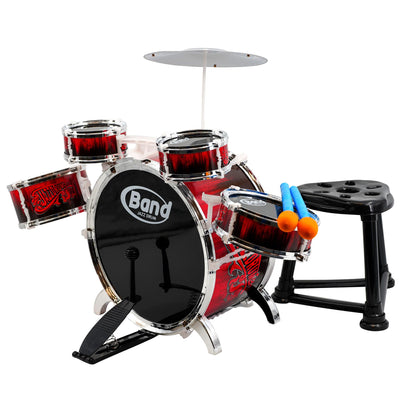 Childs Drum Playset Kit With Stool by The Magic Toy Shop - UKBuyZone