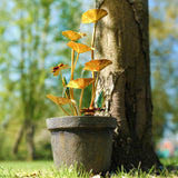 Metal Lotus Water Feature Outdoor With LED by GEEZY - UKBuyZone