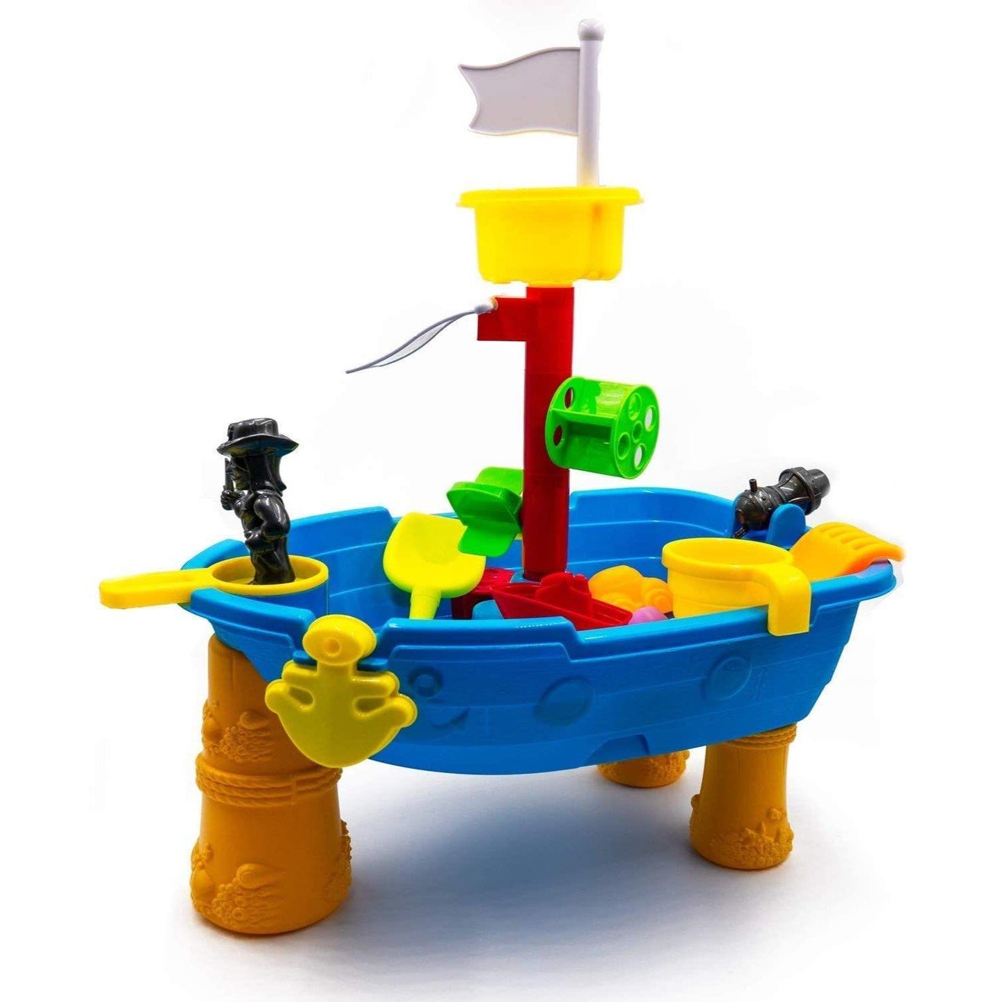Pirate Ship Boat Sand and Water Table Play Set by The Magic Toy Shop - UKBuyZone