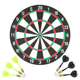 Double-Sided Dartboard with 6 Darts by The Magic Toy Shop - UKBuyZone