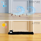 Black Cat Novelty Draught Excluder