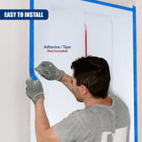 Door Dust Sheet with Zip 220x120cm
