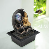 GEEZY Water Feature Indoor LED (Crystal Ball Buddha)