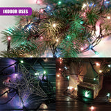 300 LED Cluster Christmas Lights - Pastel