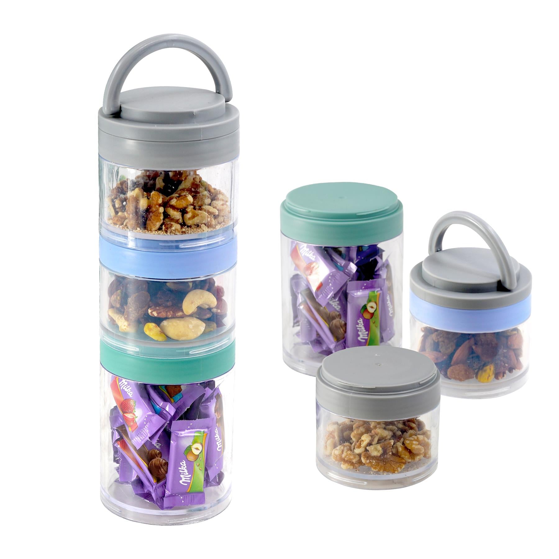 Stackable Tower Snack Food Container by Geezy - UKBuyZone