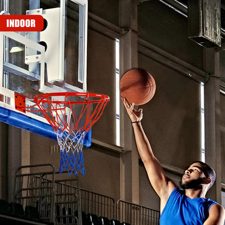 Basketball Hoop with Net - Wall-mounted by FastFold - UKBuyZone