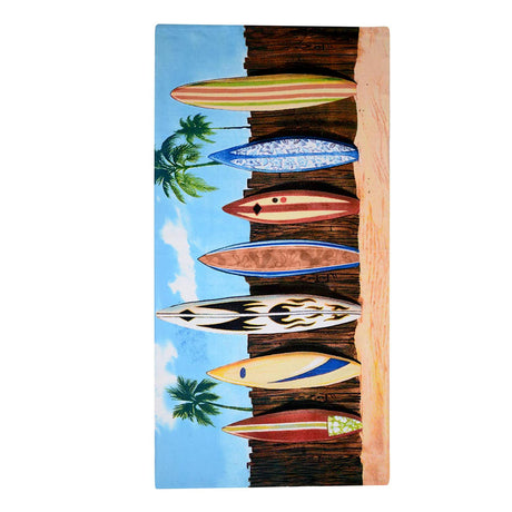 Surfboards Design Large Towel by Geezy - UKBuyZone