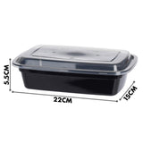 Meal Prep Food Storage with 1 Compartment by Geezy - UKBuyZone