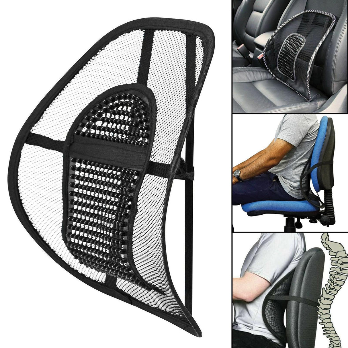 Mesh Back Support by GEEZY - UKBuyZone