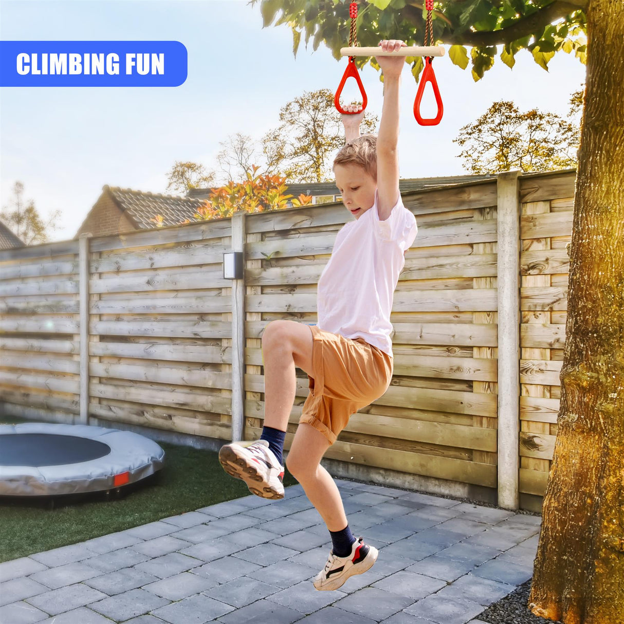 Trapeze Swing & Plate Seat by The Magic Toy Shop - UKBuyZone