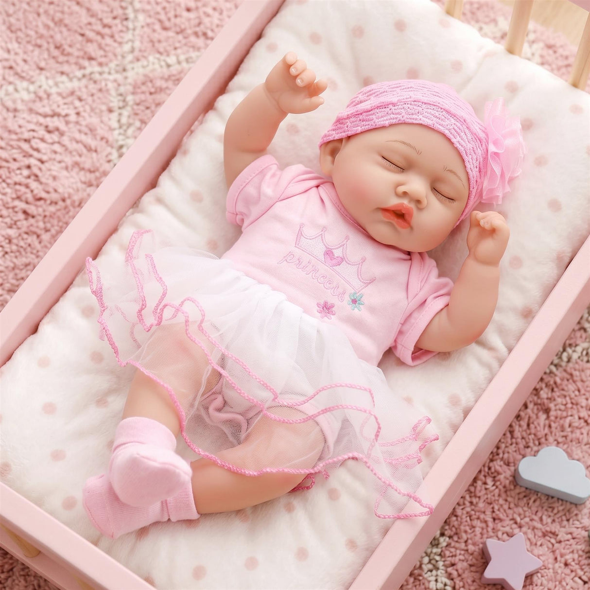 BiBi Doll Reborn Girl "Cherry" (43 cm / 17")
