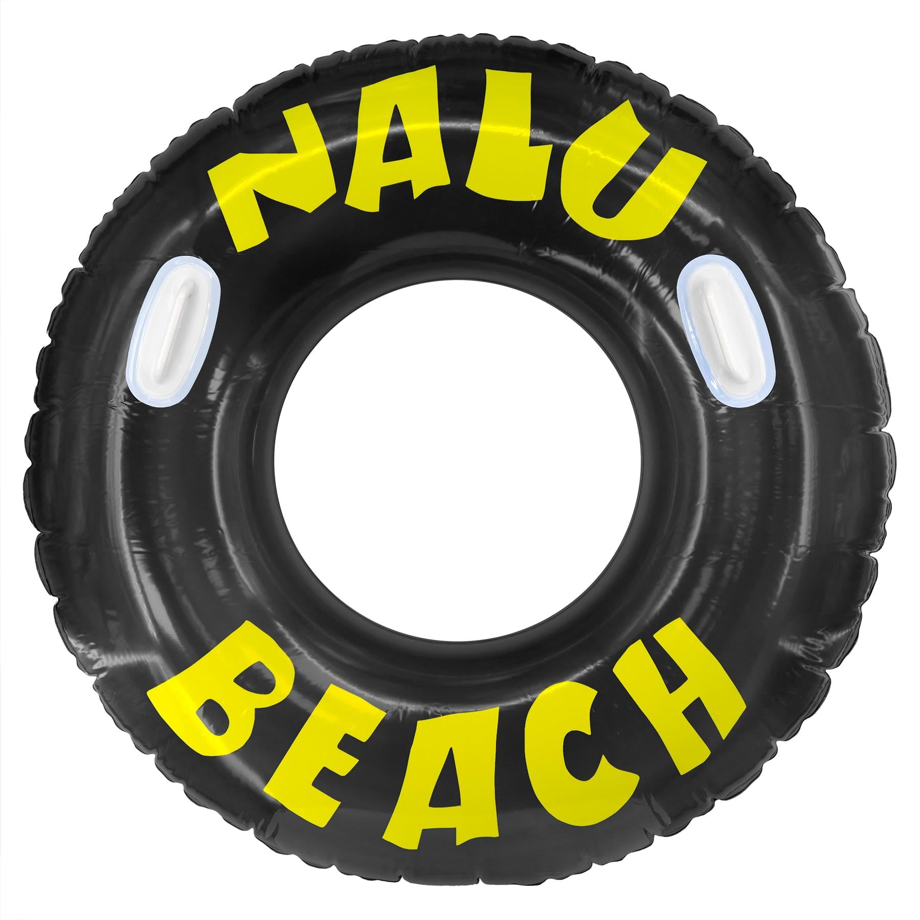 Nalu Black Turbo Tyre Ring With Handles 47" by Nalu - UKBuyZone