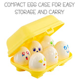 The Magic Toy Shop Hide n Squeak Matching Eggs Color & Shape Sorter