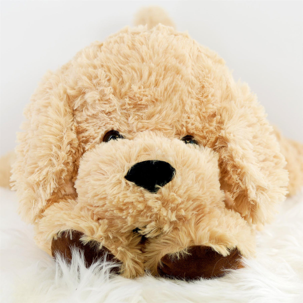 Giant Plush Lying Dog Soft Toy, 28 Inch by The Magic Toy Shop - UKBuyZone