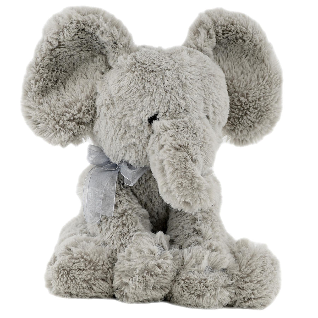 Grey Plush Elephant Soft Toy