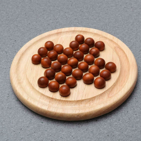 Peg with Wooden Marbles Board Game by The Magic Toy Shop - UKBuyZone