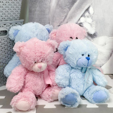 Blue Mini Plush Soft Teddy Bear Toy by The Magic Toy Shop - UKBuyZone