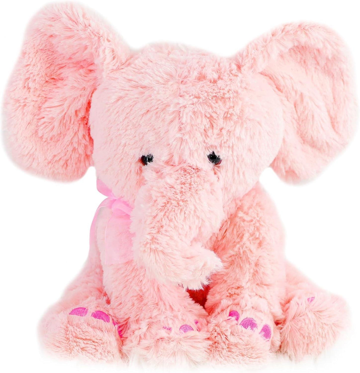 Pink Plush Elephant Soft Toy