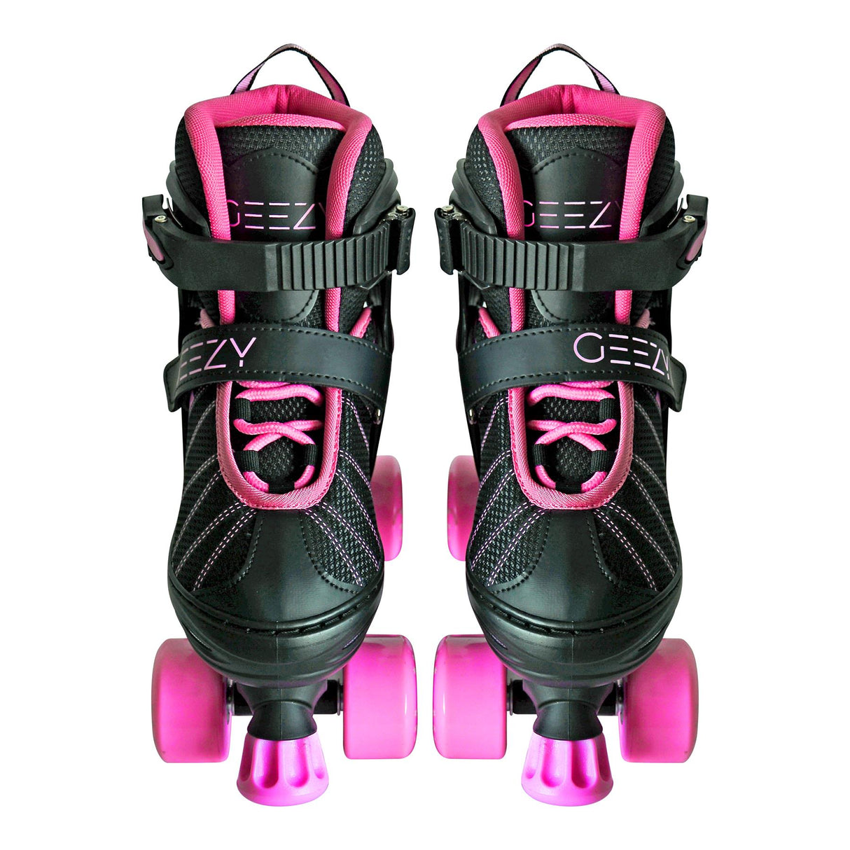 The Magic Toy Shop Pink & Black Adjustable Roller Skates