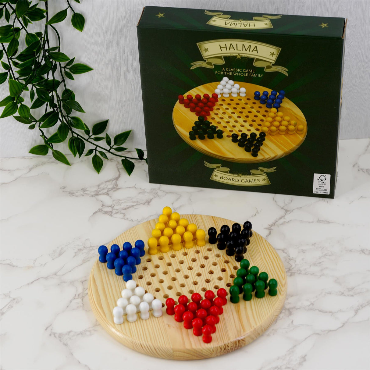Chinese Checkers Halma Board Game