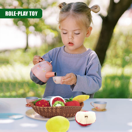 Fabric Fruit Basket Toy Set by BiBi Doll - UKBuyZone