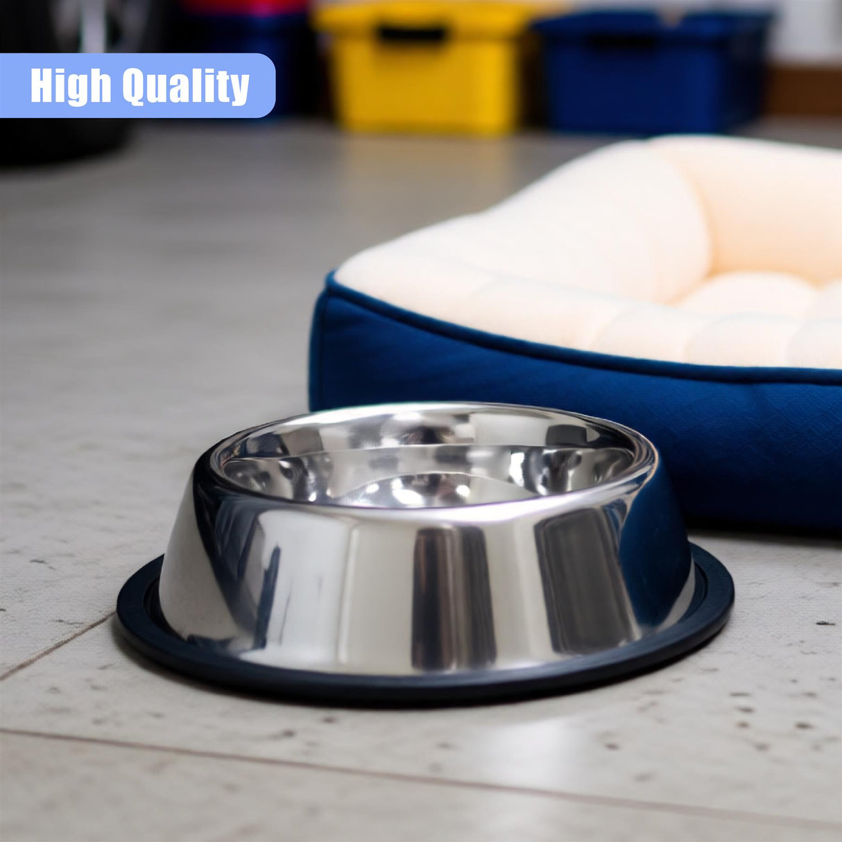 Stainless Steel Dog Bowl - Set of 2