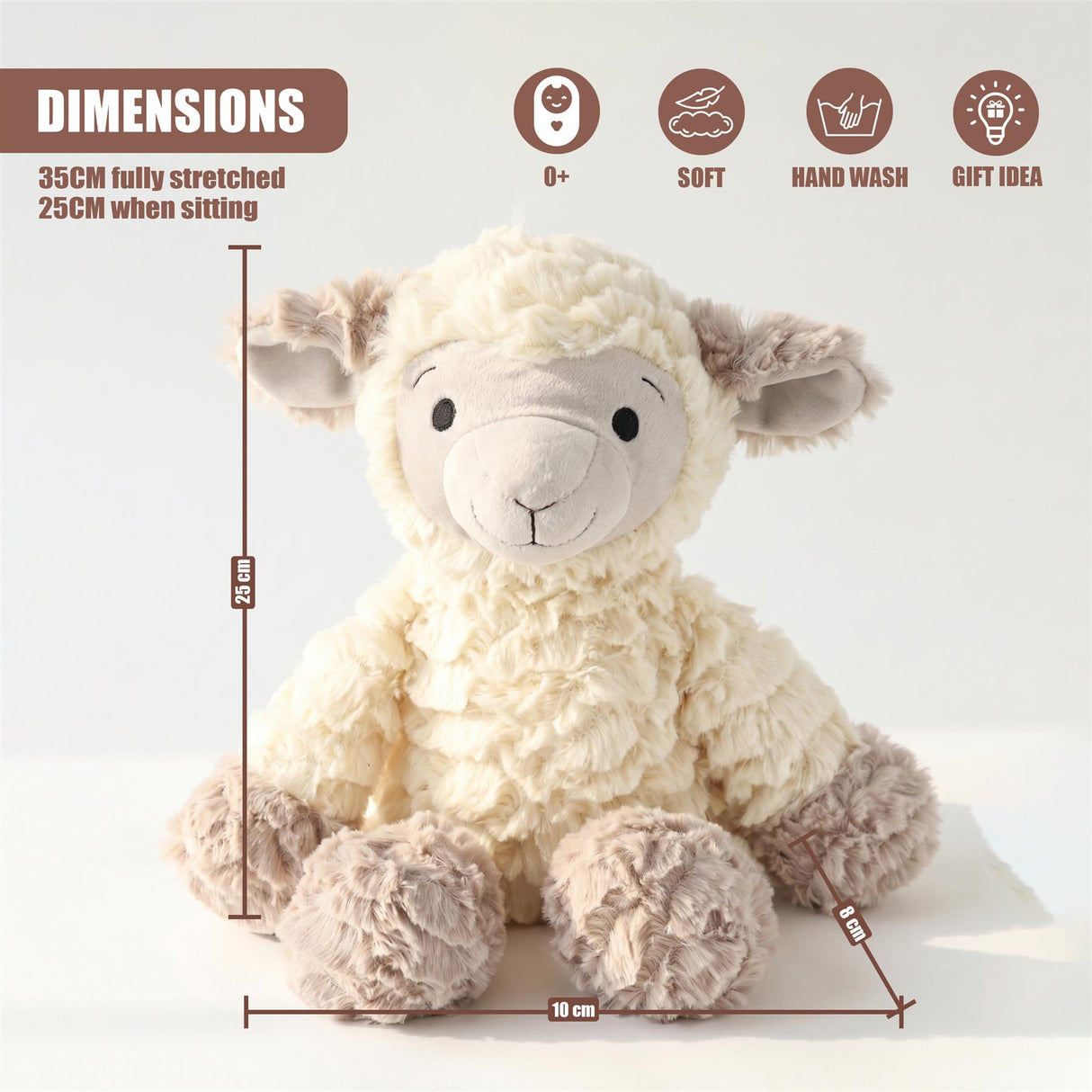 10" Lamb Soft Toy
