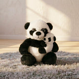 9.5" Mum & Baby Panda Soft Toy