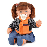 BiBi Sleeping Ginger Girl Doll (45 cm / 18")