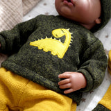 BiBi Black Doll Reborn Ethnic Sleeping Boy "Glorio" (50 cm / 20")