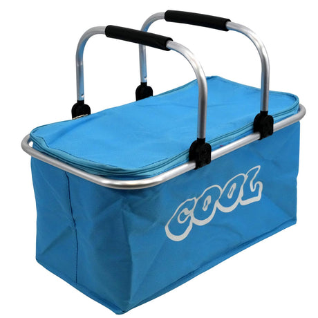 Blue Cooler Basket Bag by GEEZY - UKBuyZone