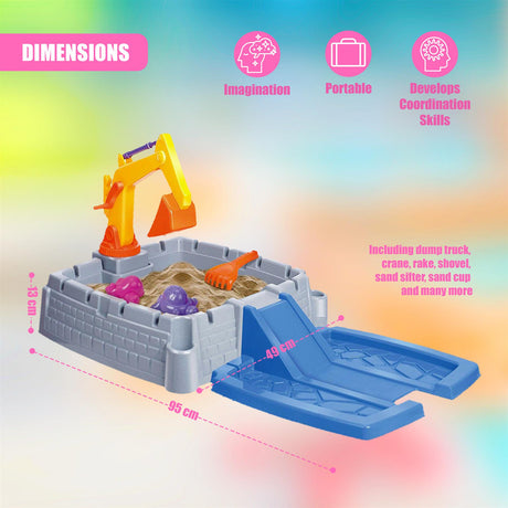 2 in 1 Kids Sand Box Water Table by The Magic Toy Shop - UKBuyZone