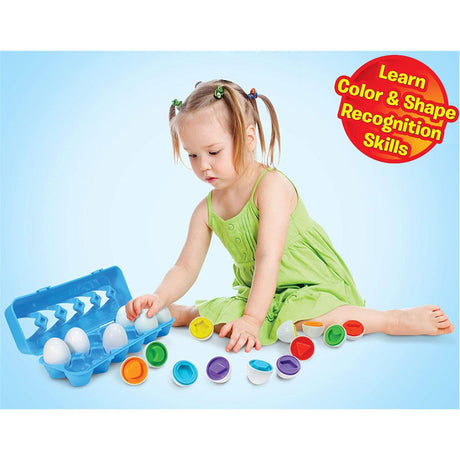 The Magic Toy Shop 12 Shape Sorter Eggs