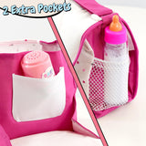 BiBi Doll Doll Changing Bag With Accessories